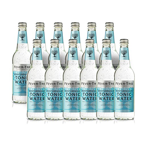 Fever Tree Mediterranean Tonic Water 0,5 Liter Flaschen, 12er Pack (12 x 500 ml) von FEVER-TREE