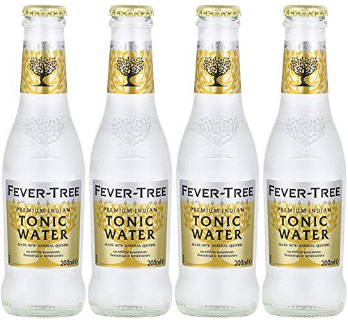 Fever Tree Premium Indisches Tonic Water (Packung mit 4 Flaschen) von FEVER-TREE