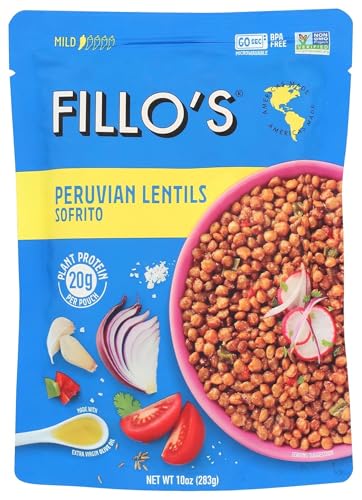 FILLOS Peruvian Lentils Beans & Sofrito, 10 OZ von FILLO'S