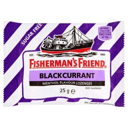 Fishermans Friend Lutschtabletten Schwarze Johannisbeere - 25g - 8er-Packung von FISHERMANS