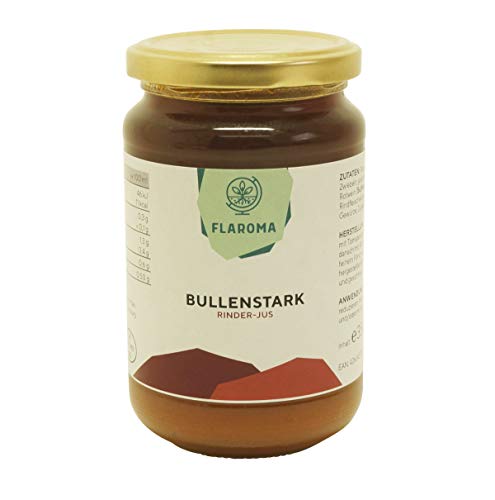 Rinder-Jus Bullenstark 350ml Flaroma, Basis für Saucen, Bratensoße mit Rotwein von FLAROMA