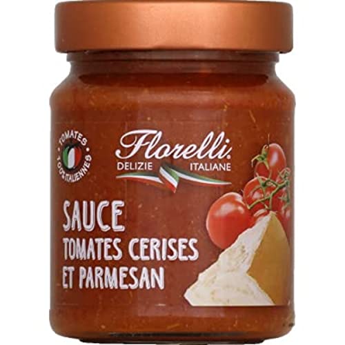 FLORELLI Tomatensauce und Parmesan 250 g Tomatensauce Made in Italy gebrauchsfertig (ideal für Pastas). von FLORELLI