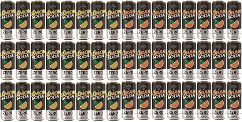 Fonti di Crodo Soda-Mix ZERO 48 x 330ml (24 x Lemon Soda und 24 x Oran Soda) von FONTI DI CRODO