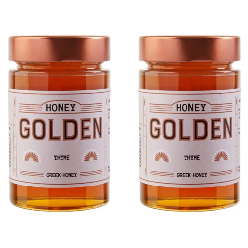 FOOD SURFING GOLDEN Griechischer Thymianhonig, 100% rein, 2 X 270g von FOOD SURFING