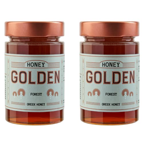 FOOD SURFING GOLDEN Griechischer Waldhonig, 100% rein, 2 X 270g von FOOD SURFING