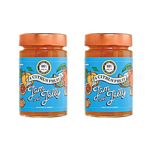 FOOD SURFING JAM&JELLY - 4 Zitrusfruchtmarmelade ohne Zuckerzusatz, Fruchtaufstrich, 100% Frucht, 2 x 260g von FOOD SURFING