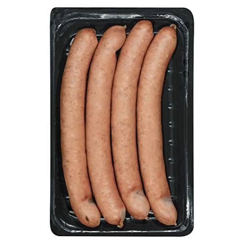 Food-United BRATWURST PREMIUM 300g Krakauer-Grill-Knacker-Würstchen bekannt als Prager Rost-Bratwürstchen mit Gewürzen und Knoblauch ideale Grillwurst für BBQ Grillen Barbecue (300g) von FOOD-UNITED