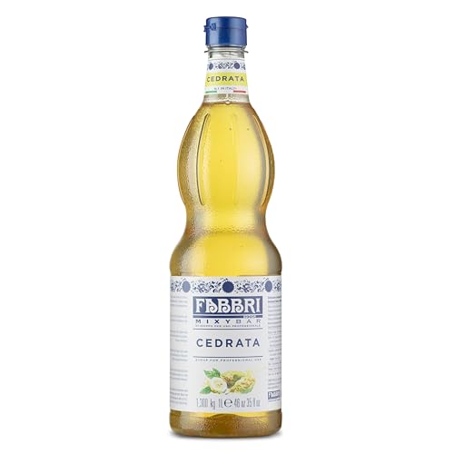 Food-United CEDRATA SIRUP 6x1L | FABBRI 1905 Mixybar | sciroppo di cedrata | Zitronat-Zitronen-Sirup | Cedro-Sirup | fabbri citron bar-syrop | für klare Spirituosen Bitterspirtuosen Soda Cocktails (6) von FOOD-UNITED