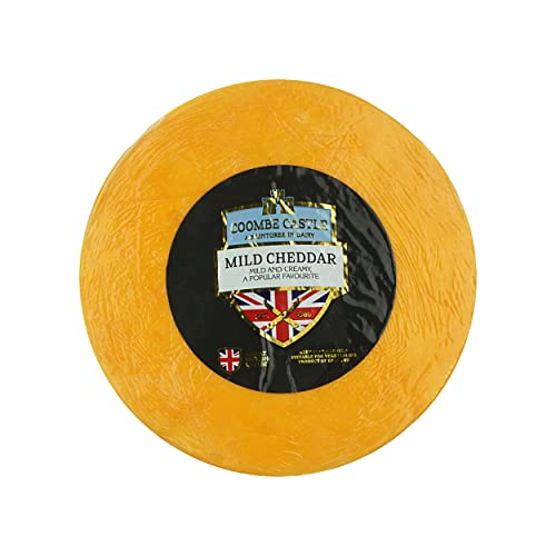 Food-United CHEDDAR-KÄSE-GELB mild und cremig 2kg Käse-Leib semi-mature cheddar cheese 3 Monate gereift englischer Hartkäse perfekt zu Käseplatte Nudeln Burgern Pasta Pizza mac-n-cheese von FOOD-UNITED