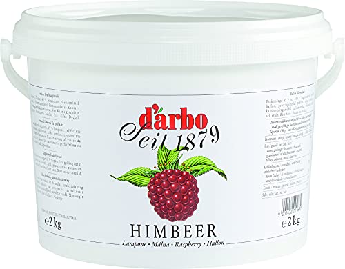 Food-United HIMBEER FRUCHTAUFSTRICH 2kg Vorrats-Eimer fruchtiger fruit spread von DARBO höchster Qualität ideal für Himbeer-Füllungen Gebäck Kuchen Frühstück von FOOD-UNITED