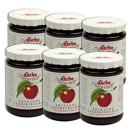 Food-United KONFITÜRE EXTRA Sauerkirsche Weichsel 2x 450g Glas von DARBO Naturrein fruchtiger fruit spread passend für Weichsel-Füllungen Morelle-Gebäck Kirschkuchen Frühstück (2) von FOOD-UNITED