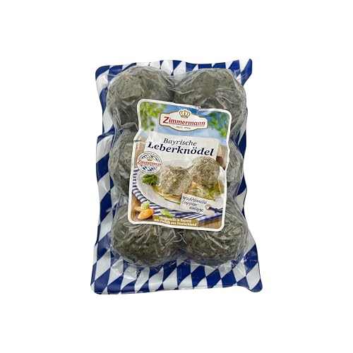 Food-United SPECKKNÖDEL 400g | 6 Stück | echt bayrisch | herzhaft | würzig | aus Bayern von ZIMMERMANN | bayerische Spezialität | traditionelle Suppeneinlage | zu Kartoffelpüree Sauerkraut (1) von FOOD-UNITED