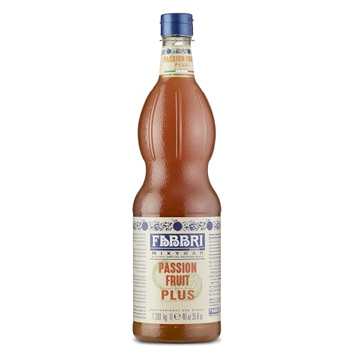 Food-United PASSIONSFRUCHT-SIRUP 1L PET | FABBRI Mixybar Plus Maracujasirup | sciroppo di frutto della passione | fabbri 1905 cocktail bar syrop | für Maracuja-Eis-tee Tonic Smoothie Slush-Eis (2) von FOOD-UNITED