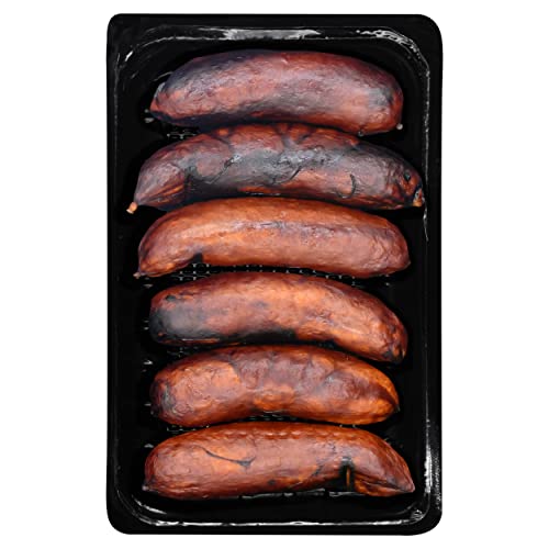 Food-United SCHWARZ-BRAT-WURST 300g 6x50g geräucherte Grill-Würstchen bekannt als Prager Schwarzwurst Rost-Bratwürstchen ideale Grillwurst oder zu Wurstsalat Kartoffelsuppe Sauerkraut (300g) von FOOD-UNITED