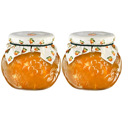 Food-United SEVILLE BITTER ORANGEN MARMELADE 2x 640g Dekorglas fruchtiger-Brot-Aufstrich von DARBO höchste Qualität für Apfelsinen-Zitrus Füllungen Gebäck Kuchen Plätzchen von FOOD-UNITED