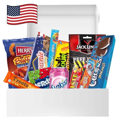 USA4u-Box/USA Box/Probierpaket/Amerika Box von FOOODY 4U SINCE 2020 DEIN ONLINE KIOSK