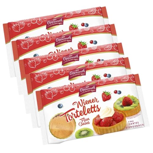 Coppenrath Wiener Torteletts zartes Eiergebäck 5 x 100 g Set von FOOODY 4U