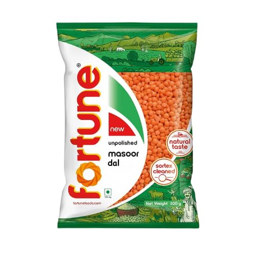 Fortune Rote Linsen/Masoor Split (500g) von FORTUNE