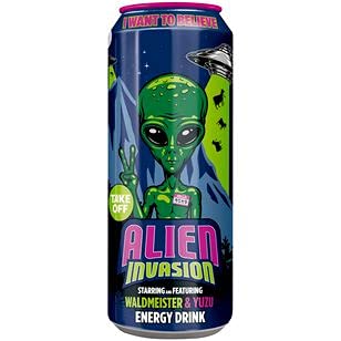 12 Dosen Take Off Drink Alien Waldmeister & Yuzu a 500 ml in Dose inc. 3,00€ EINWEG Pfand von FOXCUP