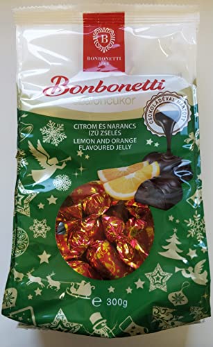 Bonbonetti Kft. Budapest szaloncukor zselés Weihnachtsbonbon Praline Gelee Zitrone und Orange Ungarn von FOXCUP