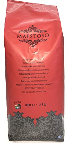 Caffé Mauro Kaffee MAESTOSO 1000g Bohne von FOXCUP