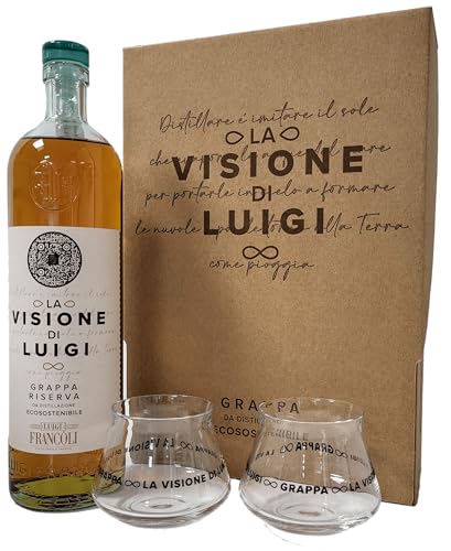 Francoli La Visione di Luigi Riserva Geschenkset 0,7 Liter 40% Vol. von FRANCOLI