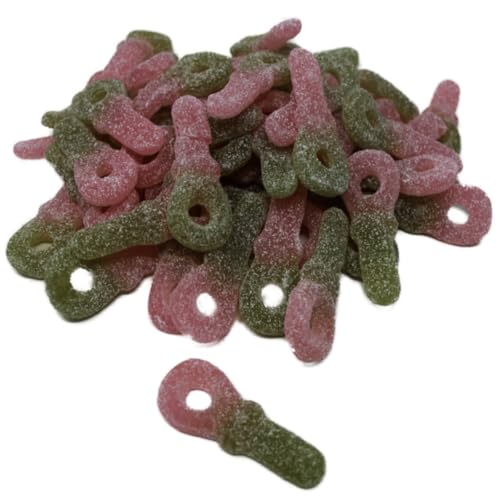 Frisia Fruchtgummi saure Wassermelone Tongen zweifarbig Vegan 1000g von FRISIA