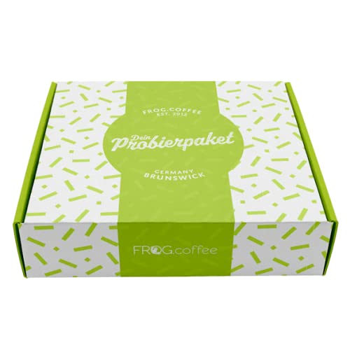 Tee-Probierpaket Wintertee von FROG.coffee | Geschenkbox mit 64 Teebeuteln verschiedener Marken wie Teekanne, Meßmer, Bünting, Cupper uvm. - 32 Sorten von FROG.coffee