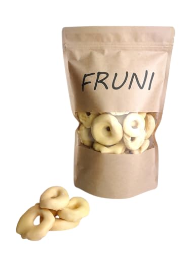 FRUNI Apfelringe umhüllt mit weißer Schokolade (500g) von FRUNI