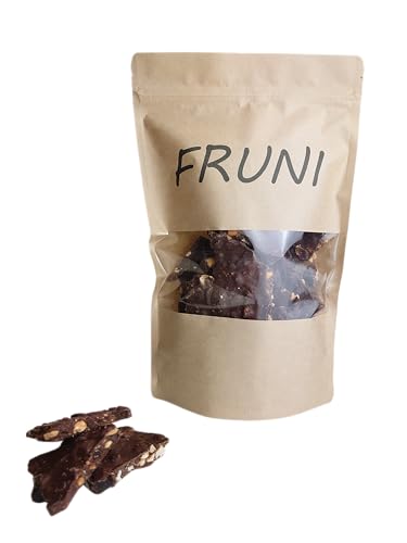 FRUNI Bruchschokolade Zartbitter | Schokolade mit verschiedenen Nüssen, Früchten, Pretzel, Lebkuchen und Lakritz (1000g) von FRUNI