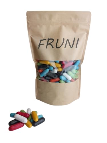 FRUNI Bunte Lakritz Stangen XXL 1 KG von FRUNI