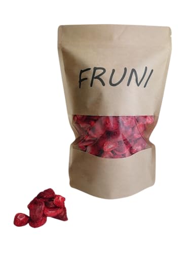 FRUNI Erdbeeren in Scheiben gefriergetrocknet 100g von FRUNI