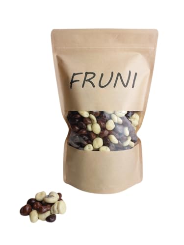 FRUNI Schoko Cranberry Mix | Cranberries umhüllt mit Vollmilch-, Zartbitter-, und weißer Schokolade (1000g) von FRUNI