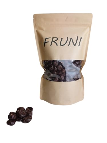 FRUNI Schoko Weinbeeren Zartbitter | Rosinen getrocknet in Zartbitter Schokolade 1 KG von FRUNI