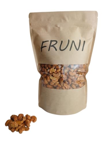 FRUNI gebrannte Cashewnusskerne mit Zucker und Honig (1000g) von FRUNI