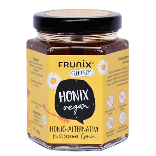 FRUNIX-Honix Brotaufstrich, Honigalternative, VEGAN, für Deine fructosearme Ernährung, schmeckt wie Honig von FRUNIX