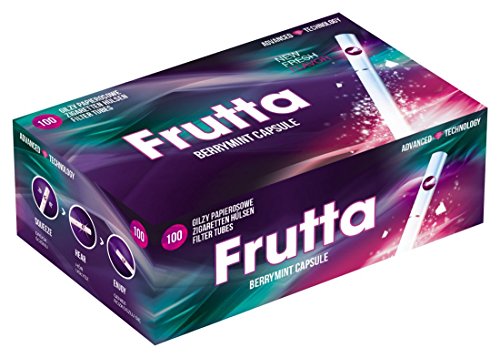 FRUTTA Click Hülsen Berry Mint Filterhülsen mit Aromakapsel (5x100) von FRUTTA