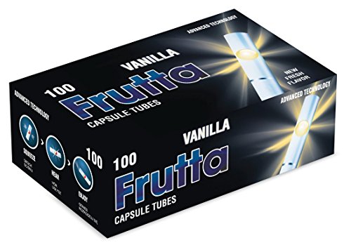 FRUTTA Click Hülsen Vanilla Filterhülsen mit Aromakapsel 40 Boxen (4000 Hülsen/1 Karton) von FRUTTA