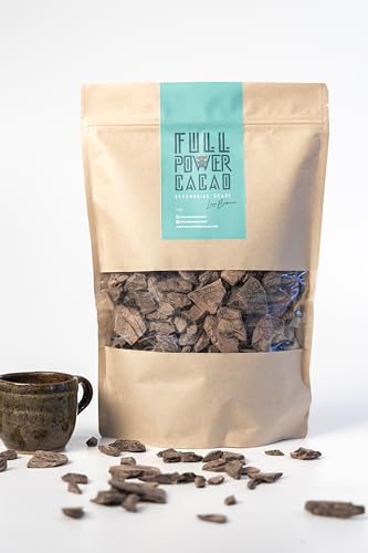 FULL POWER KAKAO - Zeremonieller Kakao 1kg - Premium Roh- & Reiner Kakao in Zeremonieller Qualität für Herzöffnende Rituale & Heilungsreisen, Bekannt aus Dragon's Den - Von Lokalen Bauern Venezuela von FULL POWER CACAO