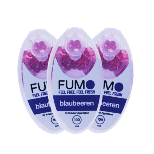 FUMO - Premium Aromakapseln in bester Qualität | Einzigartiger Geschmack | MENTHOL | BLAUBEERE | (BLAUBEERE, 1200 stück) von FUMO