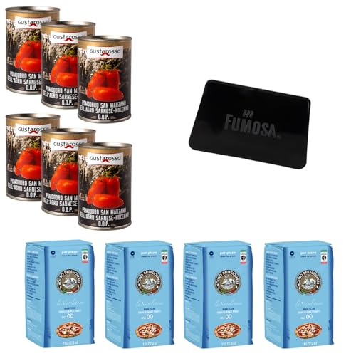 FUMOSA X Dallagiovanna & Gustarosso Pizza-Kit »Pizza Refill« | Pizzamehl | Semola | San Marzano Tomaten DOP | Pizza Zutaten (Pizza Refill (11-tlg.)) von FUMOSA