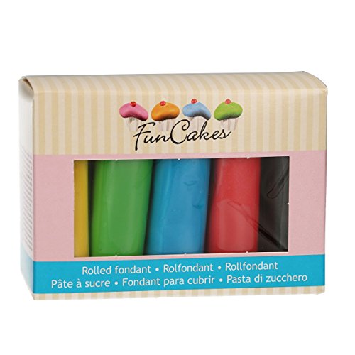 Multipack Zuckerpaste, X5 – Funcakes von FunCakes