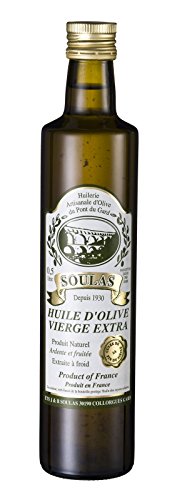 Olivenöl vierge extra aus Frankreich, kaltgepresstes Olivenöl aus der Provence 0,5l von Soulas