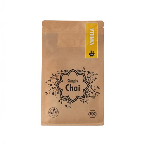 Simply Chai | Vanilla | Bio | Vegan | Laktose-frei | 250g Beutel | Leckerer Chai Tee zum genießen | Chai Pulver von FVLFILASDAS