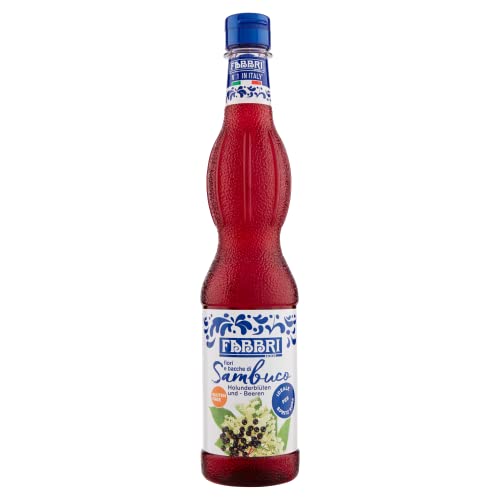 FABBRI 1905 - Holunderblüte und Beere Sirup | Fabbri Sirup zuckerfrei. Zum mixen in Getränken, als Topping auf Eis oder zum backen und kochen. | Inhalt: 560ml von Fabbri 1905