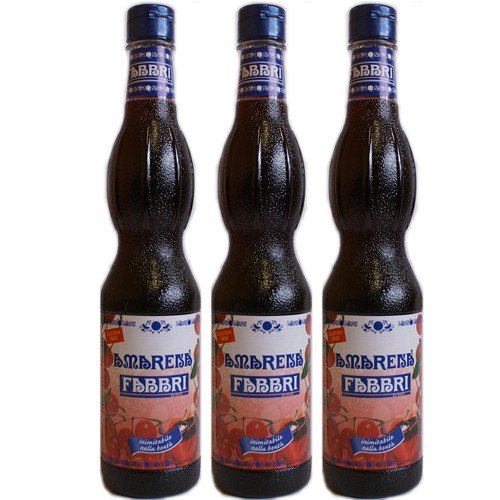 3x Fabbri 1905 'Amarenasirup', 560 ml von Fabbri