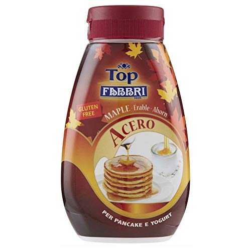 6x Fabbri Topping Acero süße Sauce mit Ahornsirup für pancake und joghurt 220g Gluten-frei gebrauchsfertige Sauce dessertsaucen von Fabbri