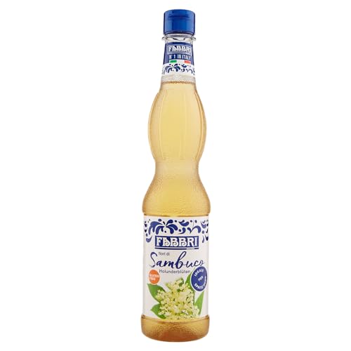 FABBRI 1905 - Holunderblüten-Sirup | Fabbri Sirup mit natürlichem Holunderblüten-Aroma. Zum mixen in Getränken, als Topping auf Eis oder zum backen und kochen. | Inhalt: 560ml von Fabbri 1905