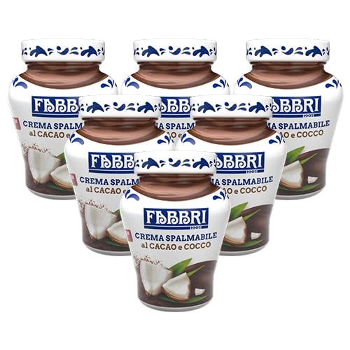 Fabbri - Kakao und Kokos Aufstrich - 6x 200g von Fabbri