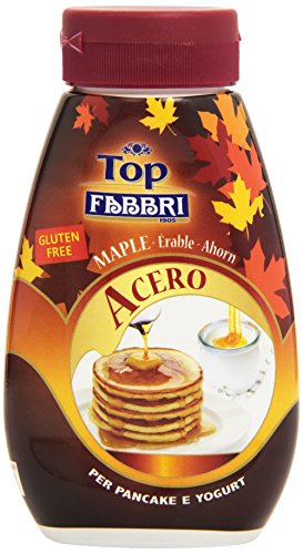 Fabbri Topping Acero süße Sauce mit Ahornsirup für pancake und joghurt 220g Gluten-frei gebrauchsfertige Sauce dessertsaucen von Fabbri